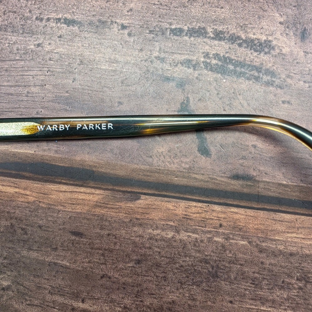 Warby Parker Percey 256 Tortoise Eyeglasses Frames 48-20-140 Eyewear 4362 - Picture 4 of 9